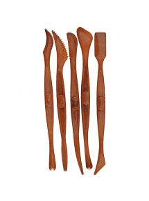 Ebauchoir en bois, lot de 6 assortis