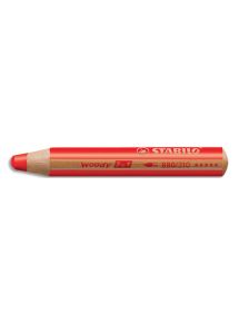 Crayon de couleur multi-talents Woody 3in1 Vermillon