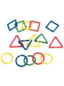 Sachet de 500 chainons géométriques