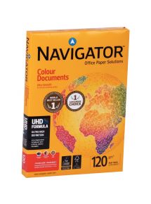 Paquet de 250 feuilles format A4 120g blanc NAVIGATOR