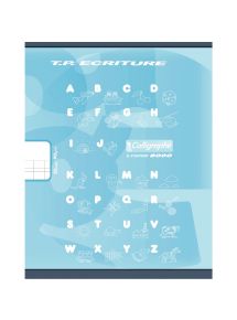 Cahier TP 17x22cm, 32p double ligne 3mm/uni, 90g