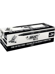 Boîte de 24 feutres Visa noir