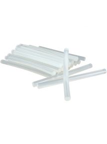 Bâton de colle forte transparente pour pistolet 10cm, diam. 7mm, sachet de 25 couleurs assorties
