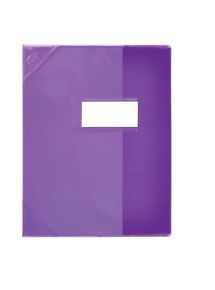 Protège-cahier 17x22cm, plastique Strong line, violet