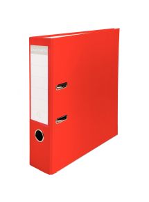 Classeur à levier polypropylène, 29x32cm, dos de 8cm, rouge