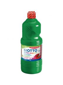 Gouache Giotto, flacon de 1l, vert franc