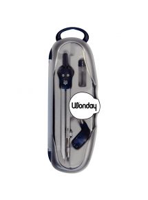 Coffret compas métal 3 pièces