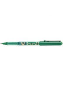 Stylo roller pointe métal Pilot V Ball 07, écriture 0,5mm, vert