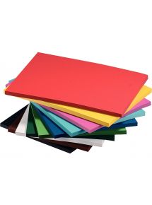 Ramette de 500 feuilles papier couleur 160g format A4 assortis
