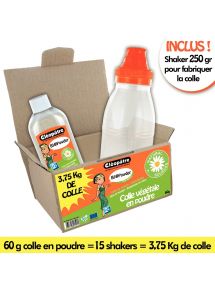 Kit de colle en poudre 60g + shakeur