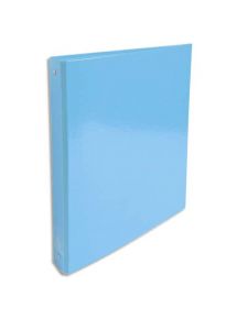 Classeur 21x29,7cm carton, 4 anneaux ø30mm, dos de 4cm, bleu clair (0893409)