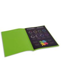 Sous-chemise Rock's 22x31cm, 80g, vert clair, paquet de 100
