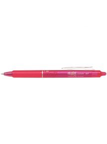 Stylo roller pointe moyenne métal Frixion Clicker 07, écriture 0,35mm, rose