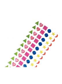 Sachet de 78 pierres epoxy autocollantes