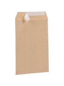 Paquet de 50 pochettes kraft armé 260x330mm 130g bande siliconée