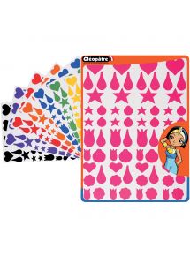Lot de 16 planches A5 de gommettes diverses