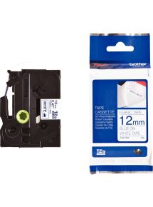 Recharge de ruban Brother Textile bleu et blanc 12 mm