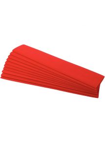 Paquet de 10 feuilles crépon supérieur 250x50 rouge