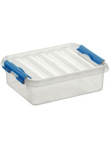 Boite de rangement QLINE 1L transparente
