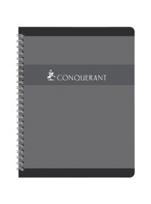 Cahier 21x29,7cm, 180p, grands carreaux, spirale 60g