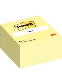 Bloc Post-it jaune format 76x76 mm, 450 feuilles