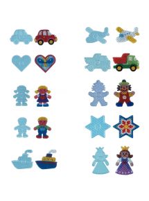 Plaque à picots pour perles à repasser XL , lot de 6