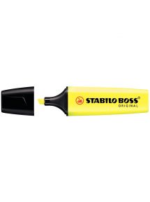Surligneur Stabilo Boss Original, pointe biseautée, jaune