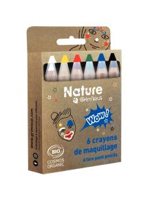Set de 6 crayons de maquillage Bio assortis