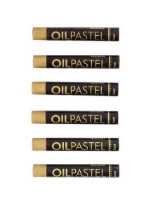 Boîte de 6 pastels huile or 11mm