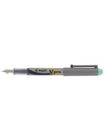 Stylo plume jetable V-Pen vert