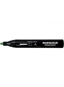 Marqueur permanent pointe ogive vert