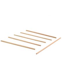 Sachet de 100 baguettes carrées format 5 x 200 mm