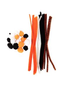 Pack chenilles et pompons Halloween