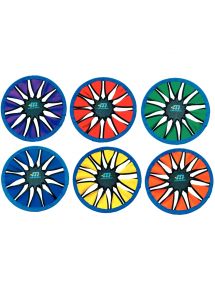Frisbee twist diamètre 30cm coloris assortis
