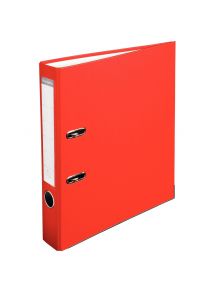 Classeur à levier pour format A4, dos 5 cm, rouge