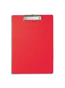 Porte-bloc plaque en PVC 23,5x34cm, rouge (4165982)