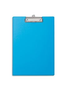Porte-bloc plaque en PVC 23,5x34cm, bleu (4165982)