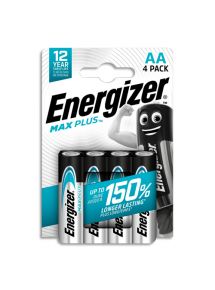 Pile Energizer Max Plus AA, blister de 4 piles