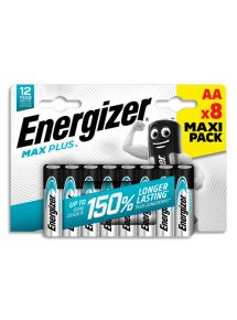 Pile Energizer Max Plus AA, blister de 8 piles