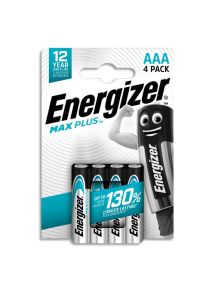 Pile Energizer Max Plus AAA, blister de 4 piles