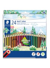 Crayon de couleur trinagulaire Noris Colour 185, étui de 24