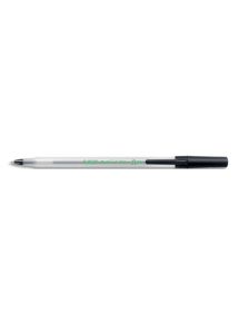Stylo bille pointe moyenne Round Stic, noir, boîte de 60