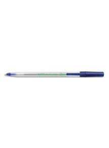 Stylo bille pointe moyenne Round Stic, bleu, boîte de 60