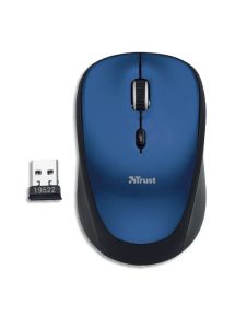 Mini souris sans fil, bleu