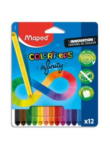 Crayon de couleur Color'Peps Innovation, étui de 12