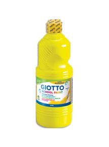 Gouache ultra lavable Giotto, flacon de 1l, jaune