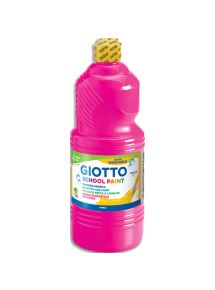 Gouache ultra lavable Giotto, flacon de 1l, fushia