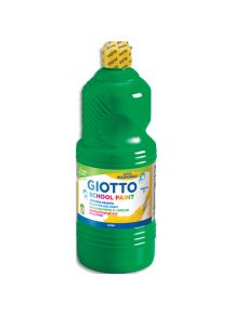 Gouache ultra lavable Giotto, flacon de 1l, vert foncé
