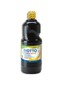 Gouache ultra lavable Giotto, flacon de 1l, noir