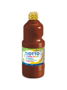 Gouache ultra lavable Giotto, flacon de 1l, marron